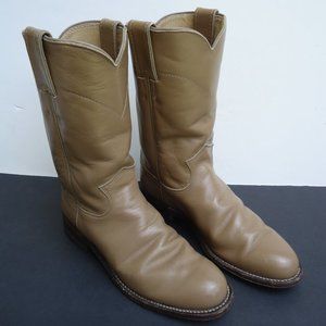SIZE 5 B.JUSTIN Vintage Kids Western Leather Boots